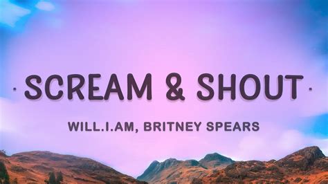 scream and shout traduction|scream and shout youtube.